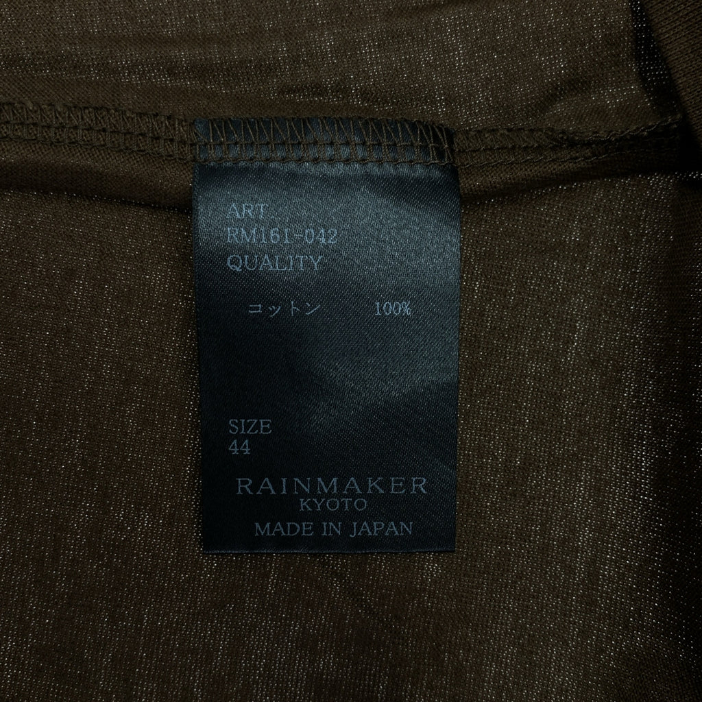 RAINMAKER / 레인 메이커 | 코튼 크루 넥 키모노 슬리브 T 셔츠 | 44 | 남성