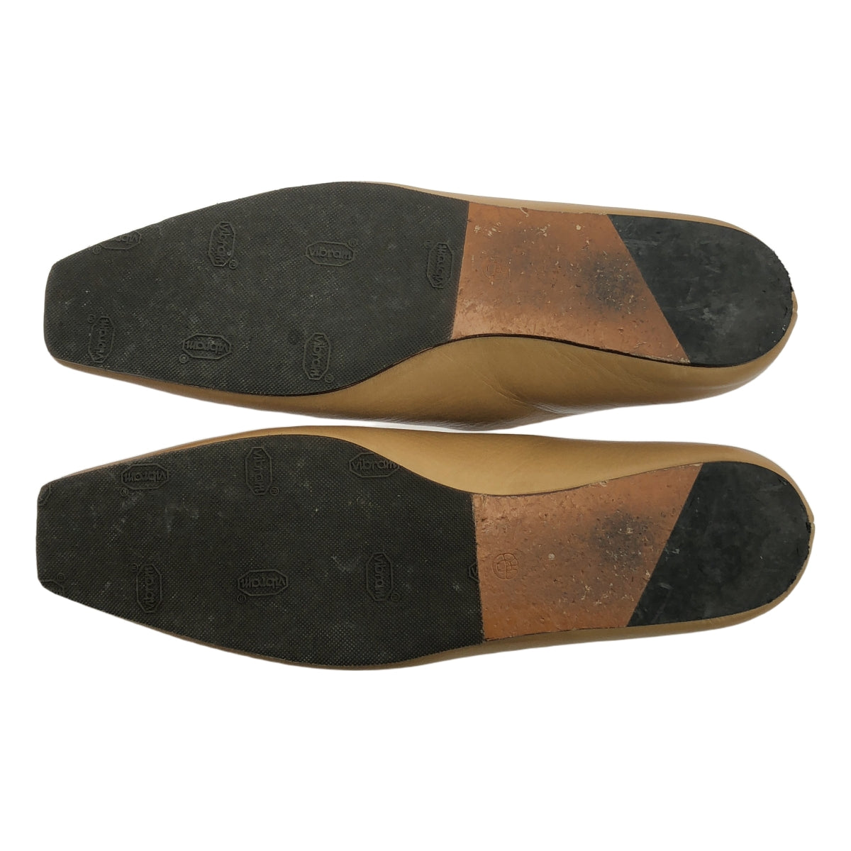 THE ROW / ザロウ | SQUARE TOE PUMP スクエアトゥ フラットパンプス | ベージュ | レディース