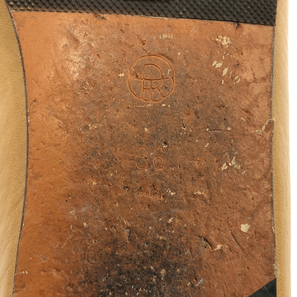 THE ROW / ザロウ | SQUARE TOE PUMP スクエアトゥ フラットパンプス | ベージュ | レディース