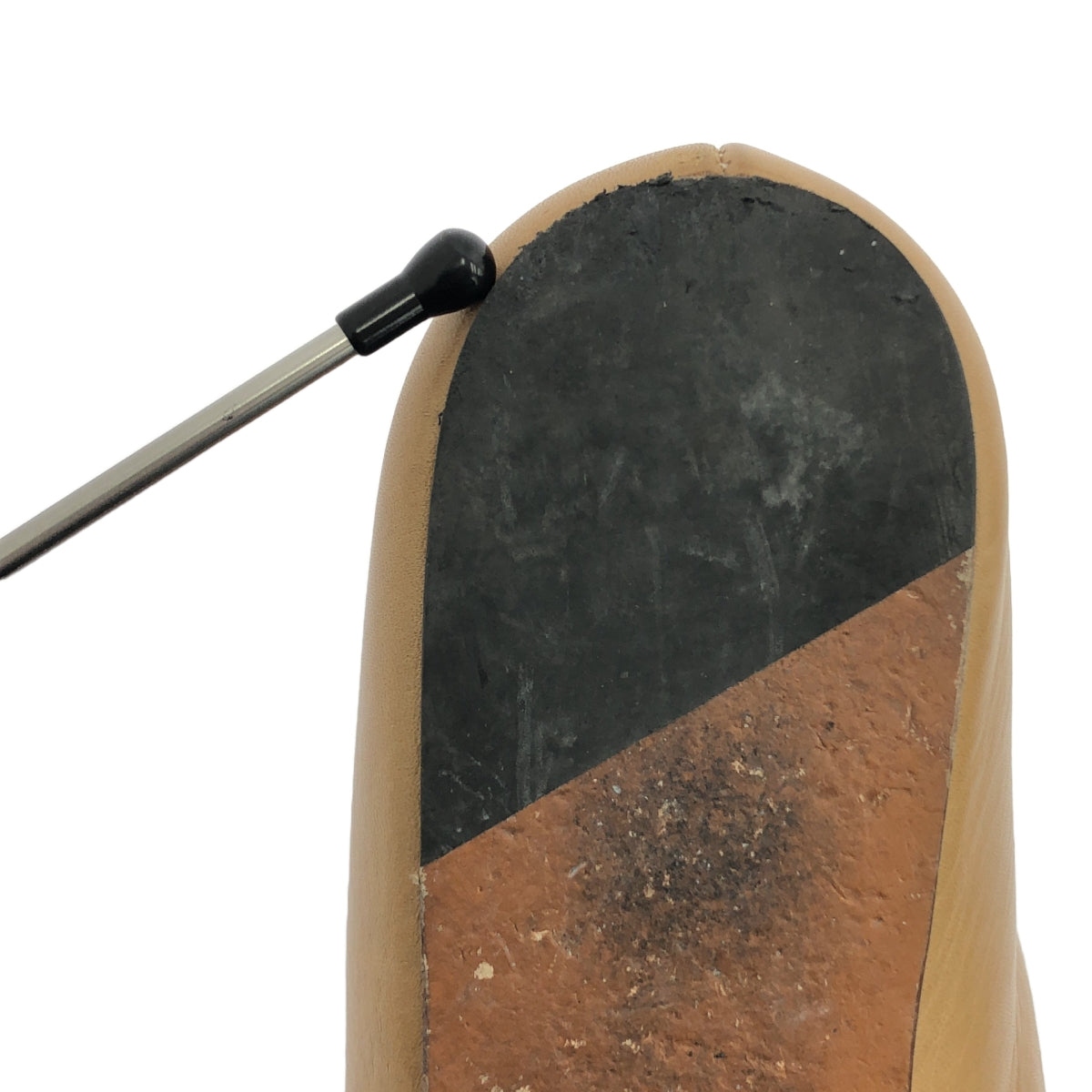 THE ROW / ザロウ | SQUARE TOE PUMP スクエアトゥ フラットパンプス | ベージュ | レディース