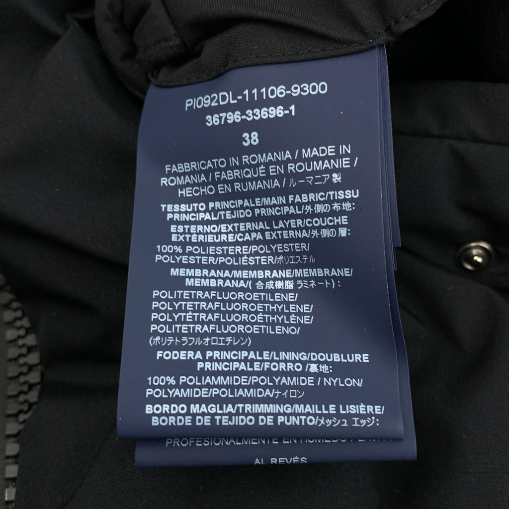 【미품】 HERNO / 헤르노 | LAMINAR GORE-TEX 라미나 고어 텍스 다운 재킷 | 38 | 블랙 | 여성