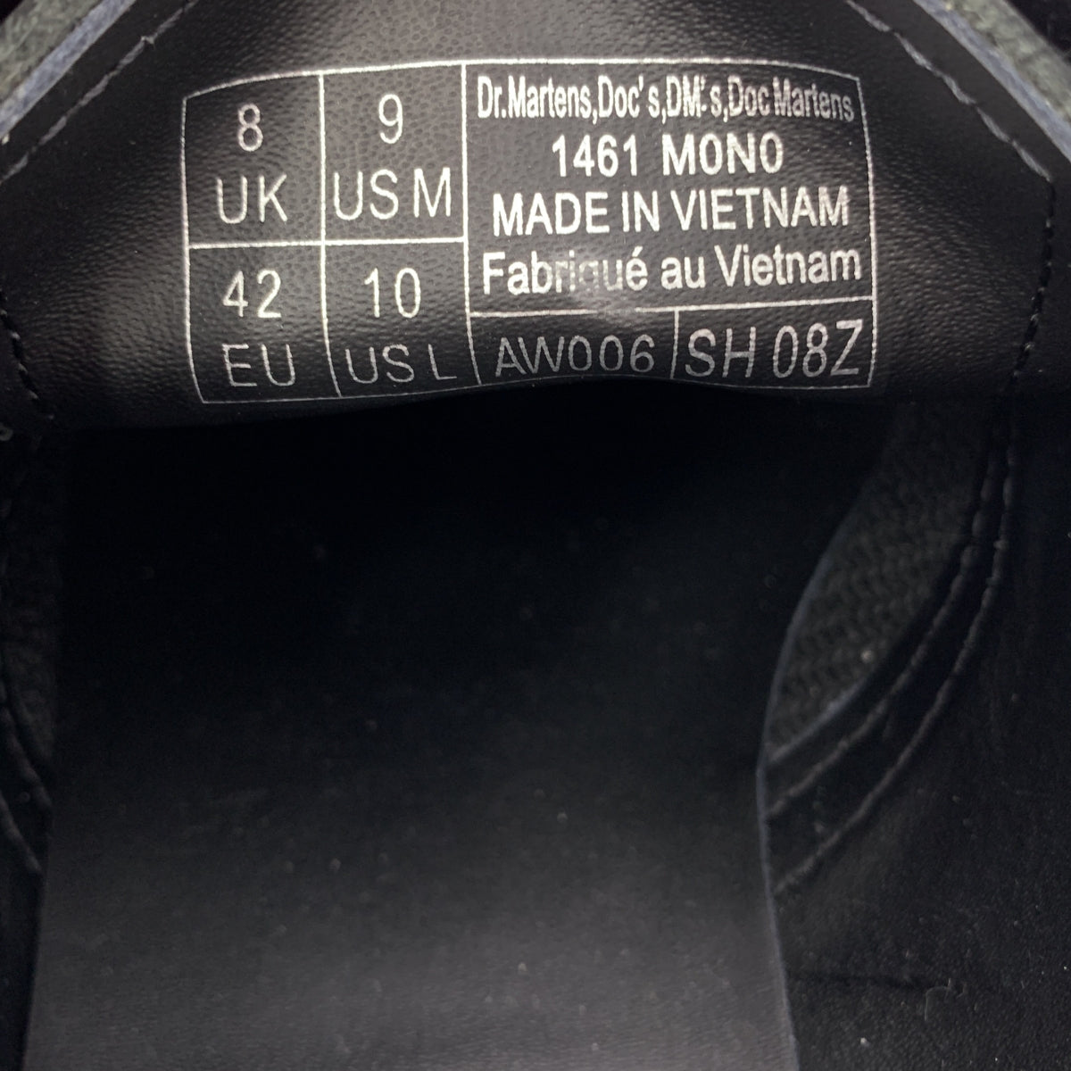 Dr.Martens / ドクターマーチン | 1461 MONO 3ホール シューズ | UK8 | メンズ