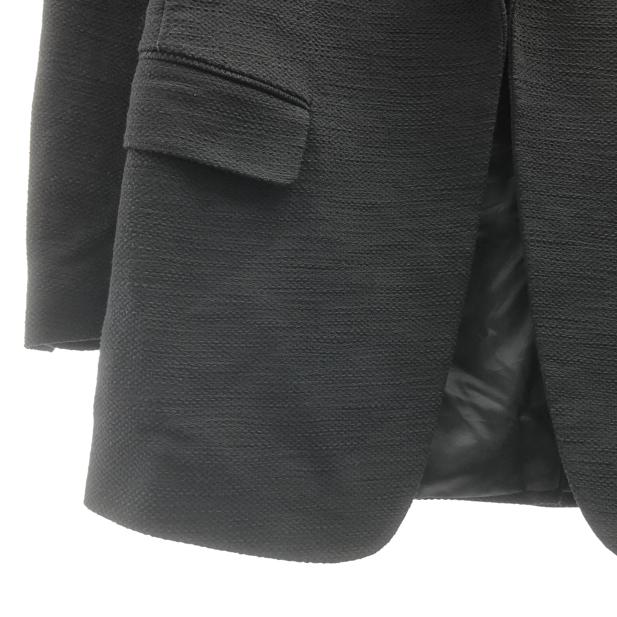 [狀況極佳] DRIES VAN NOTEN / Dries Van Noten | 棉質無扣西裝外套 | S碼 | 黑色 | 男款