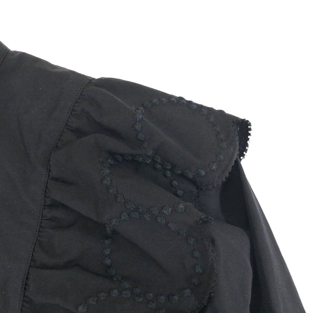 mina perhonen / ミナペルホネン | 2025AW | tambourine / タンバリン エンブロイダリー フリル ギャザースリーブ シャツ ブラウス | 40 | レディース