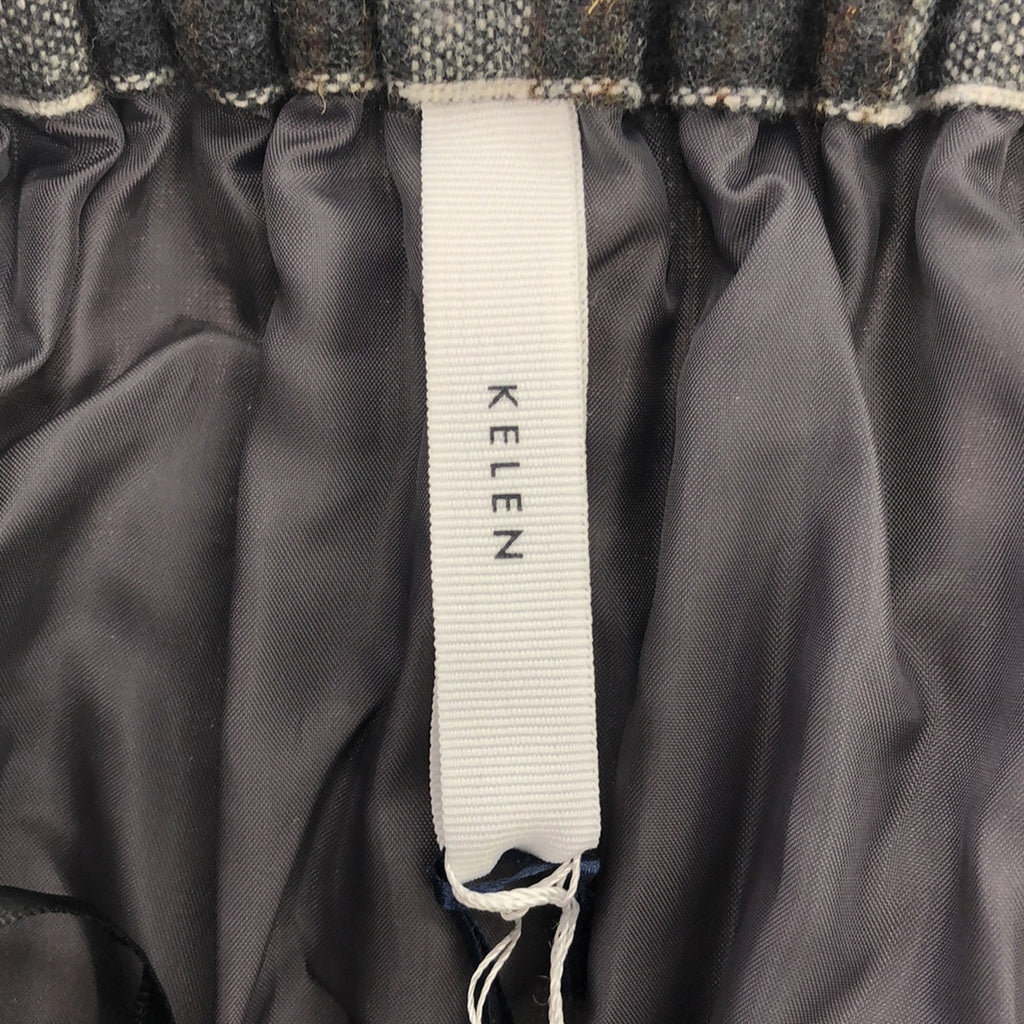 [狀況良好] 凱倫 | Ritz 格紋百褶裙 | S |灰色 |女性的