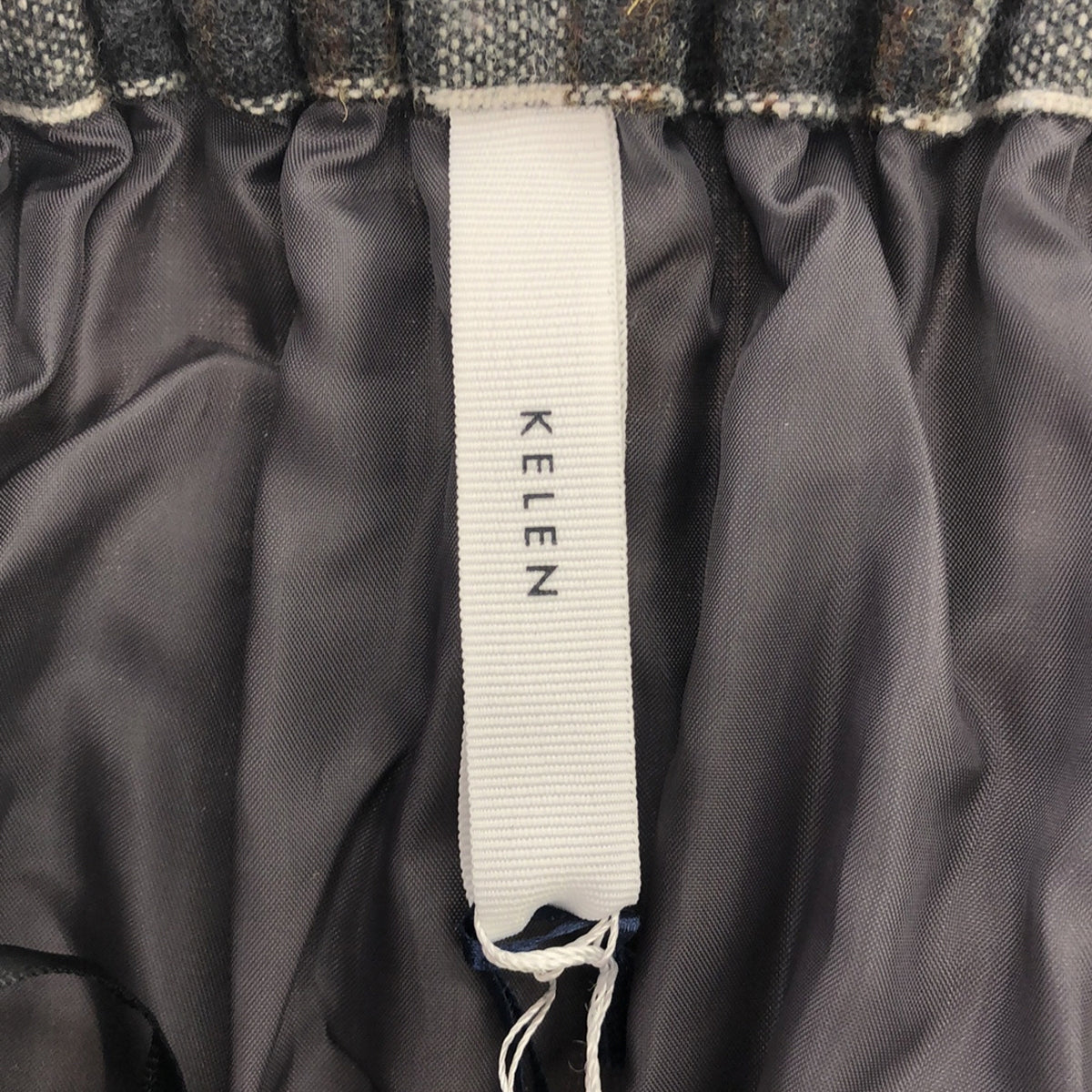 [狀況良好] 凱倫 | Ritz 格紋百褶裙 | S |灰色 |女性的