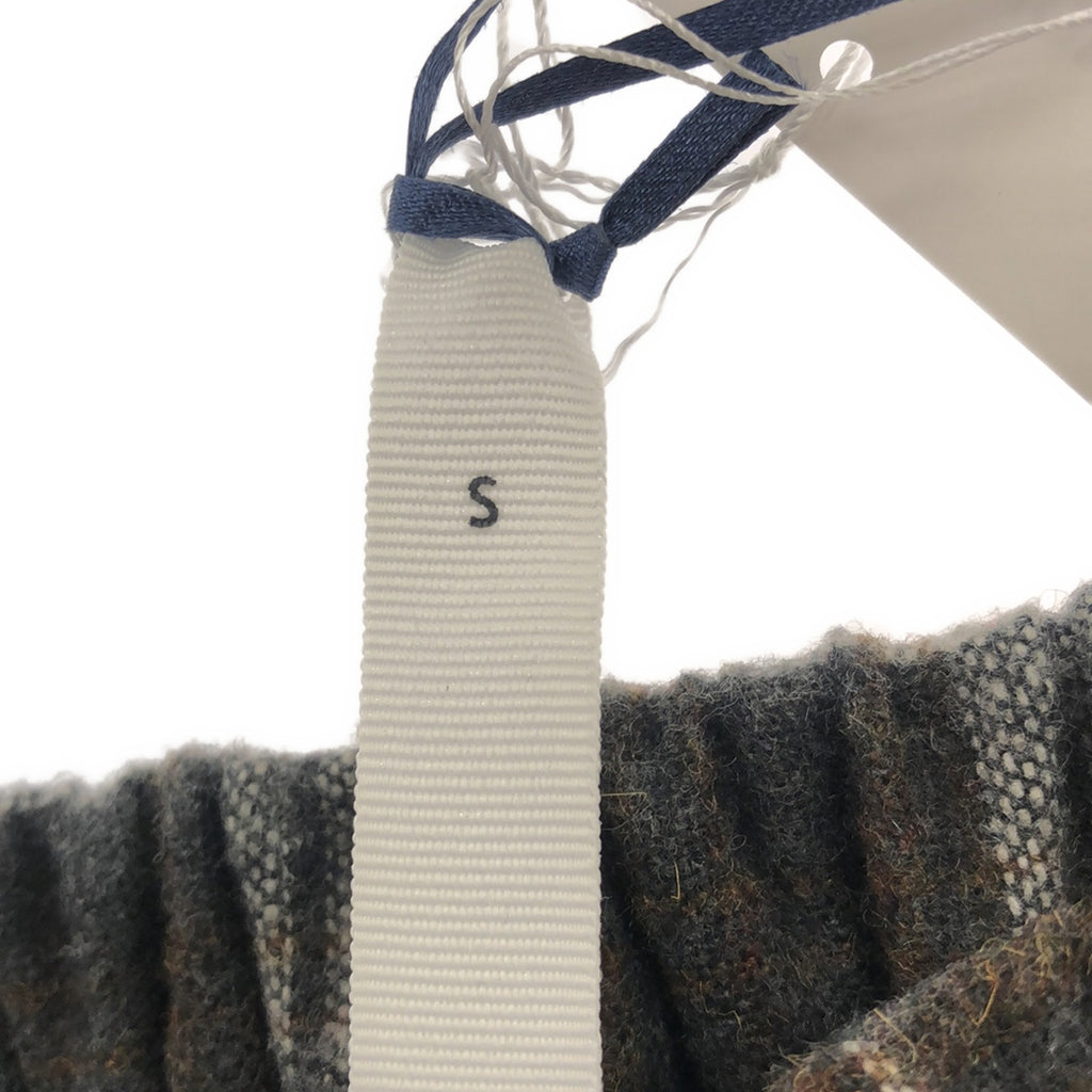 [狀況良好] 凱倫 | Ritz 格紋百褶裙 | S |灰色 |女性的