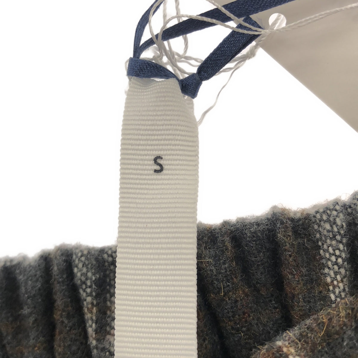 【미품】 Kelen / 켈렌 | Ritz 체크 플리츠 스커트 | S | 회색 | 여성