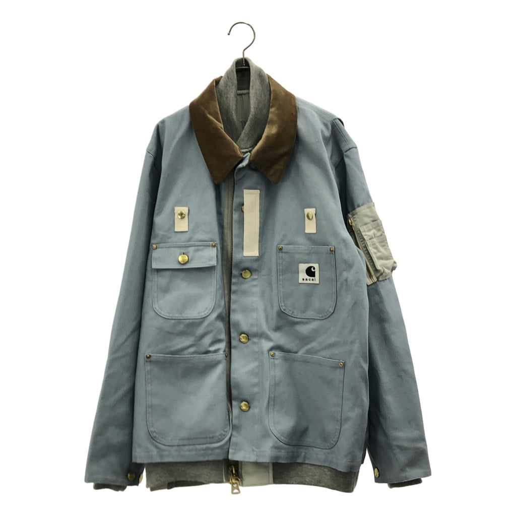 sacai / サカイ | 2023AW | ×CARHARTT WIP / Canvas MA-1 Jacket ドッキング ミシガン ジャケット | 1 | メンズ
