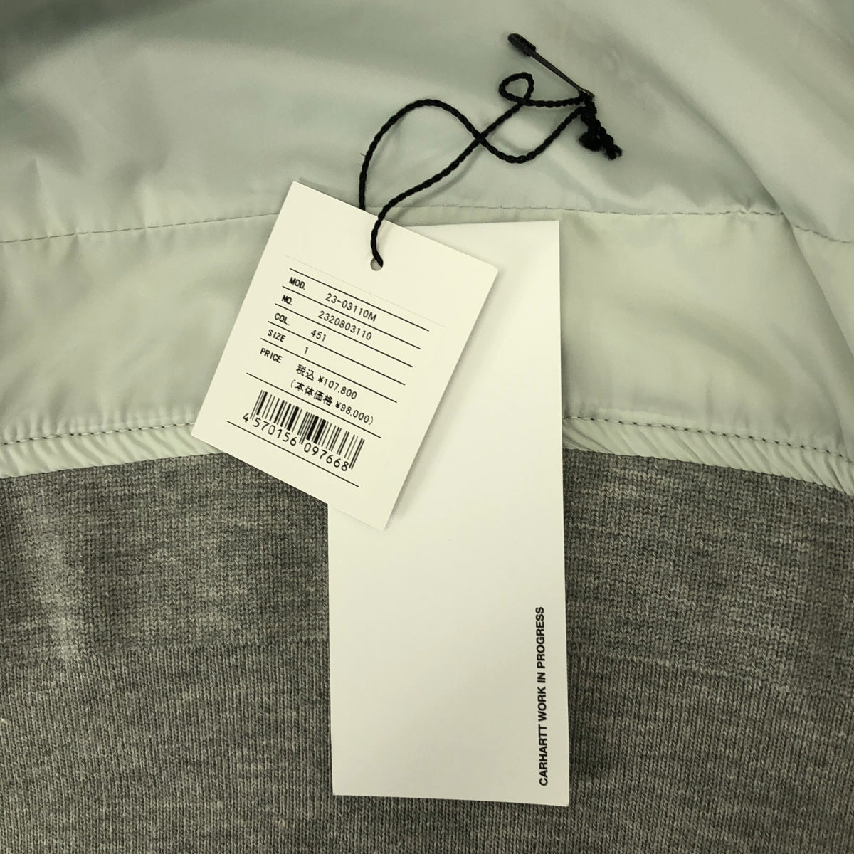 sacai / サカイ | 2023AW | ×CARHARTT WIP / Canvas MA-1 Jacket ドッキング ミシガン ジャケット | 1 | メンズ