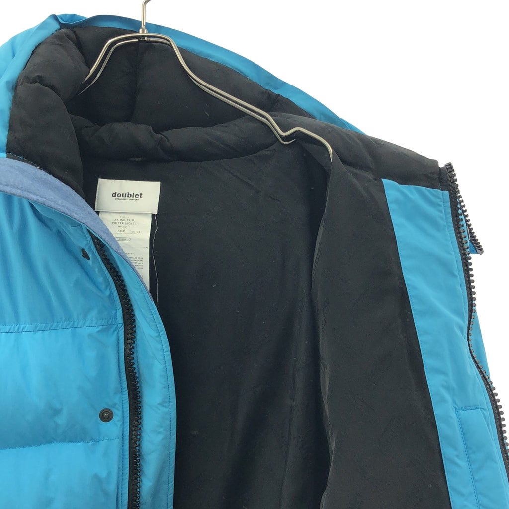 doublet / 더블렛 | 2023AW | ANIMAL TRIM PUFFER JACKET 동물 모티브 퍼퍼 다운 재킷 | M | 남성