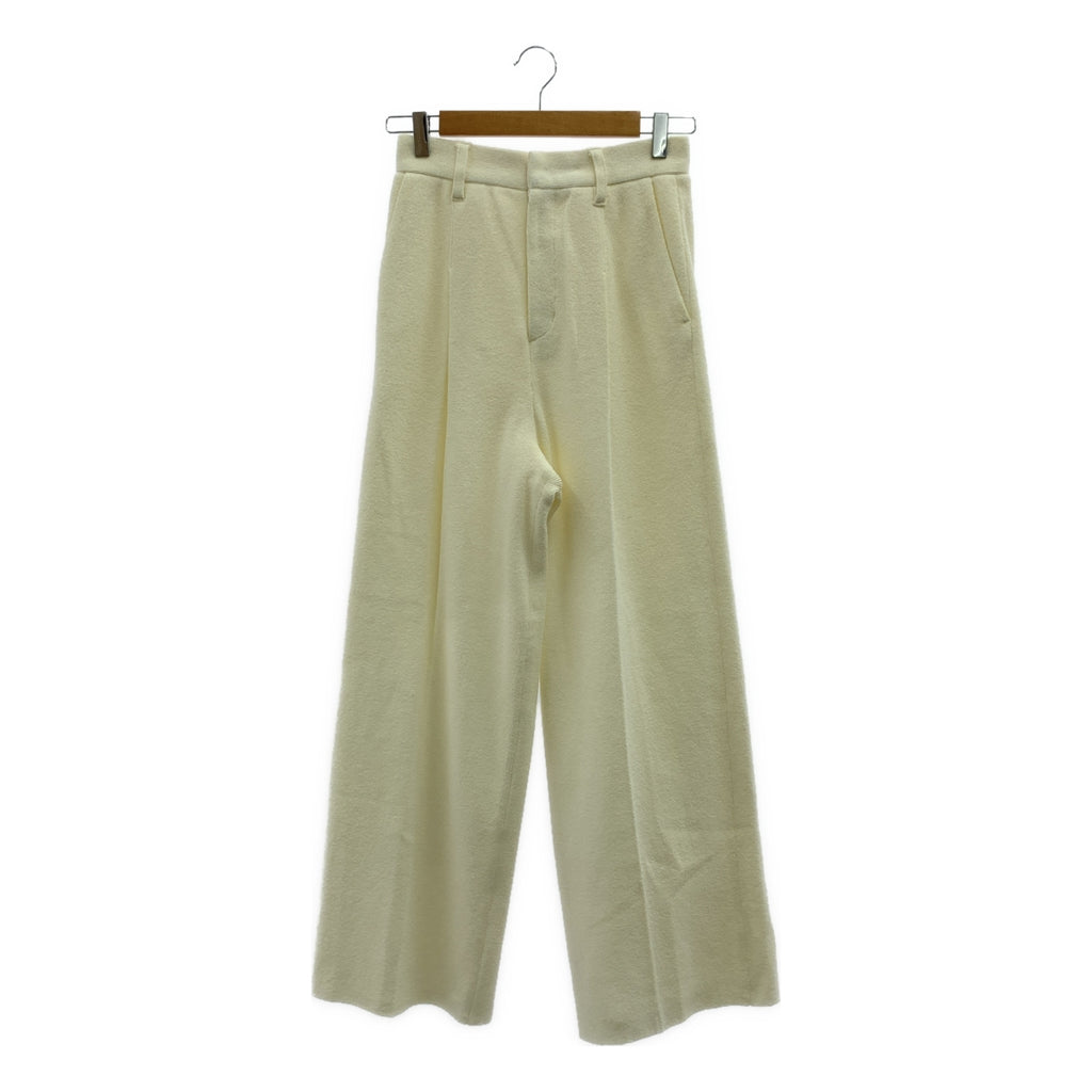 AKIRANAKA / アキラナカ | コットン ナイロン センタープリーツ パンツ | 1 | レディース