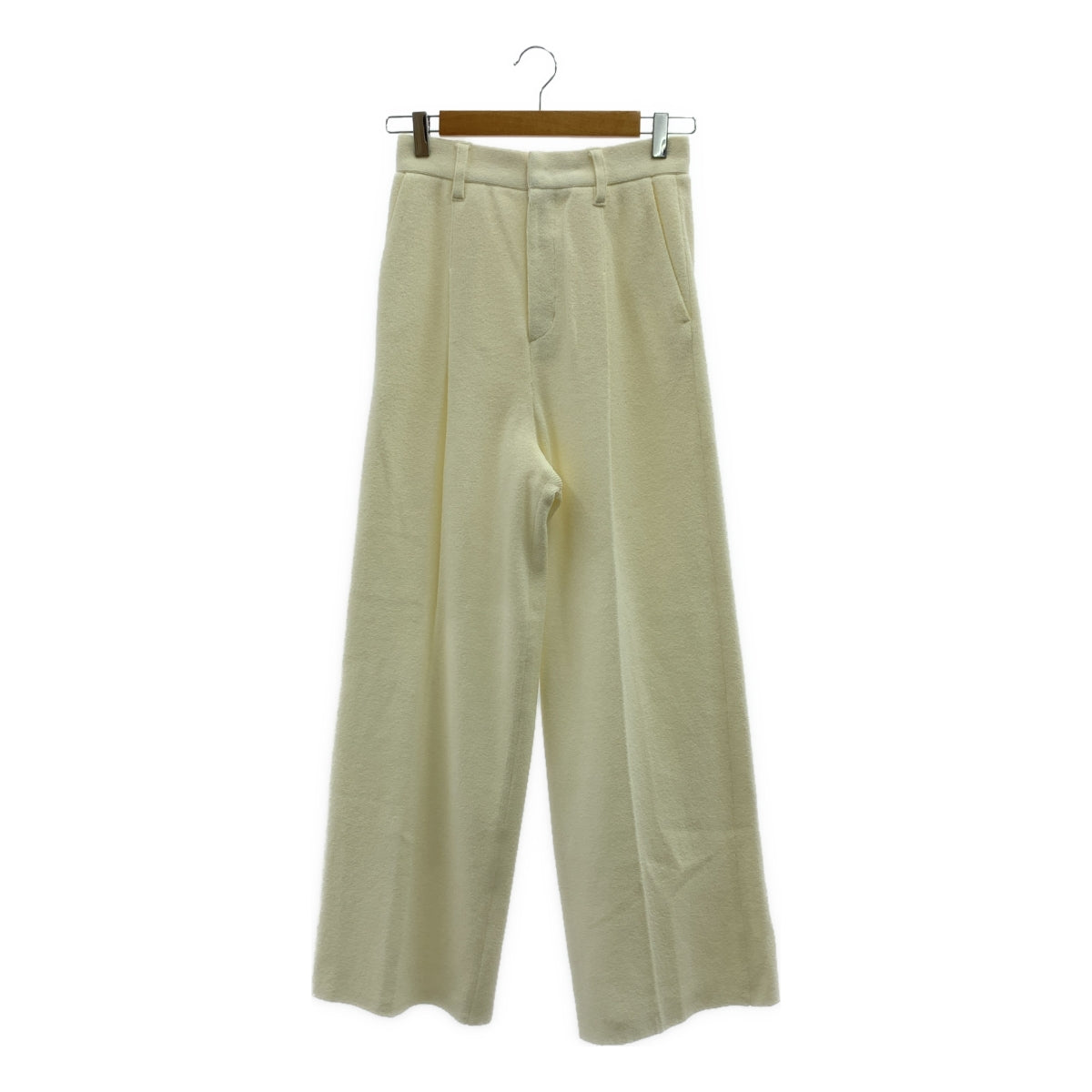 AKIRANAKA / アキラナカ | コットン ナイロン センタープリーツ パンツ | 1 | レディース