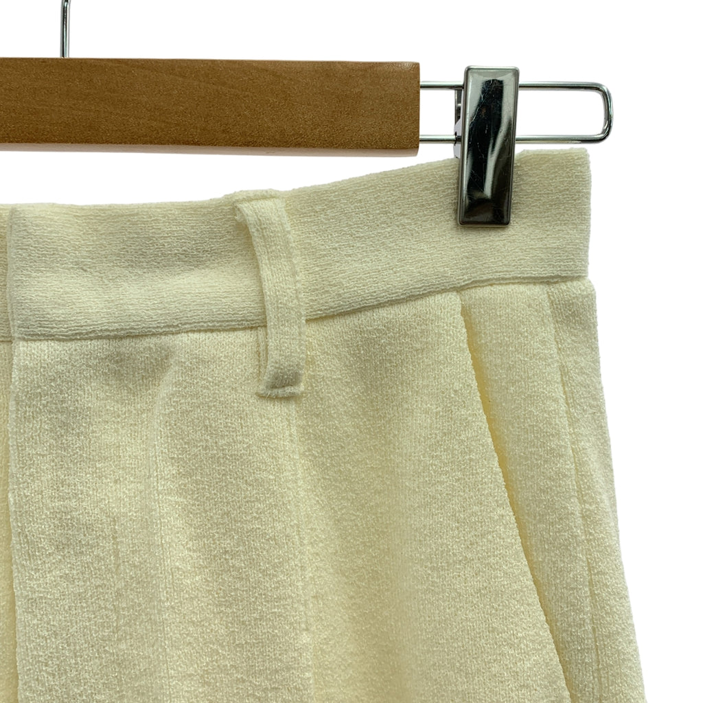 AKIRANAKA / アキラナカ | コットン ナイロン センタープリーツ パンツ | 1 | レディース