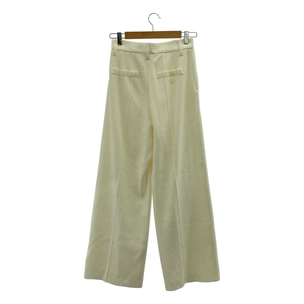 AKIRANAKA / アキラナカ | コットン ナイロン センタープリーツ パンツ | 1 | レディース