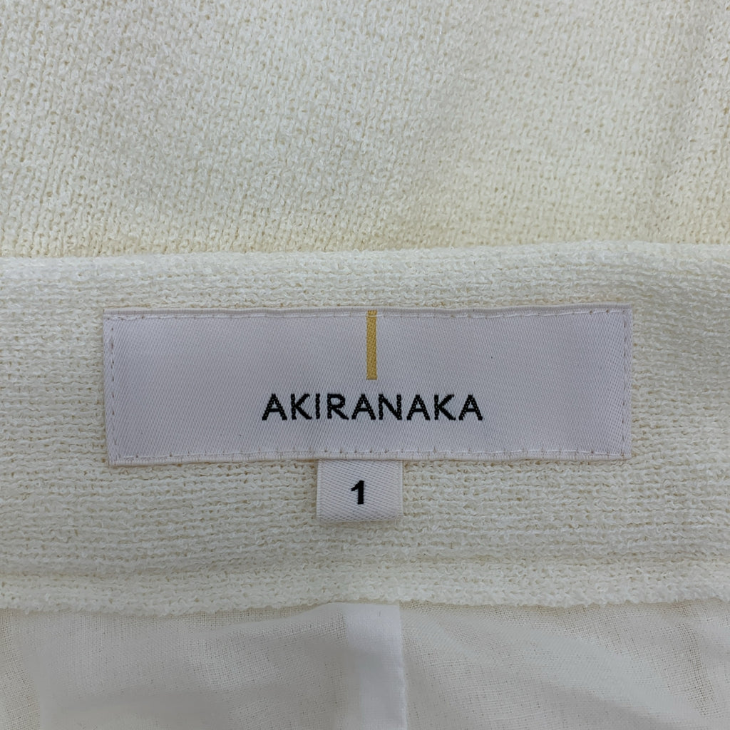 AKIRANAKA / アキラナカ | コットン ナイロン センタープリーツ パンツ | 1 | レディース