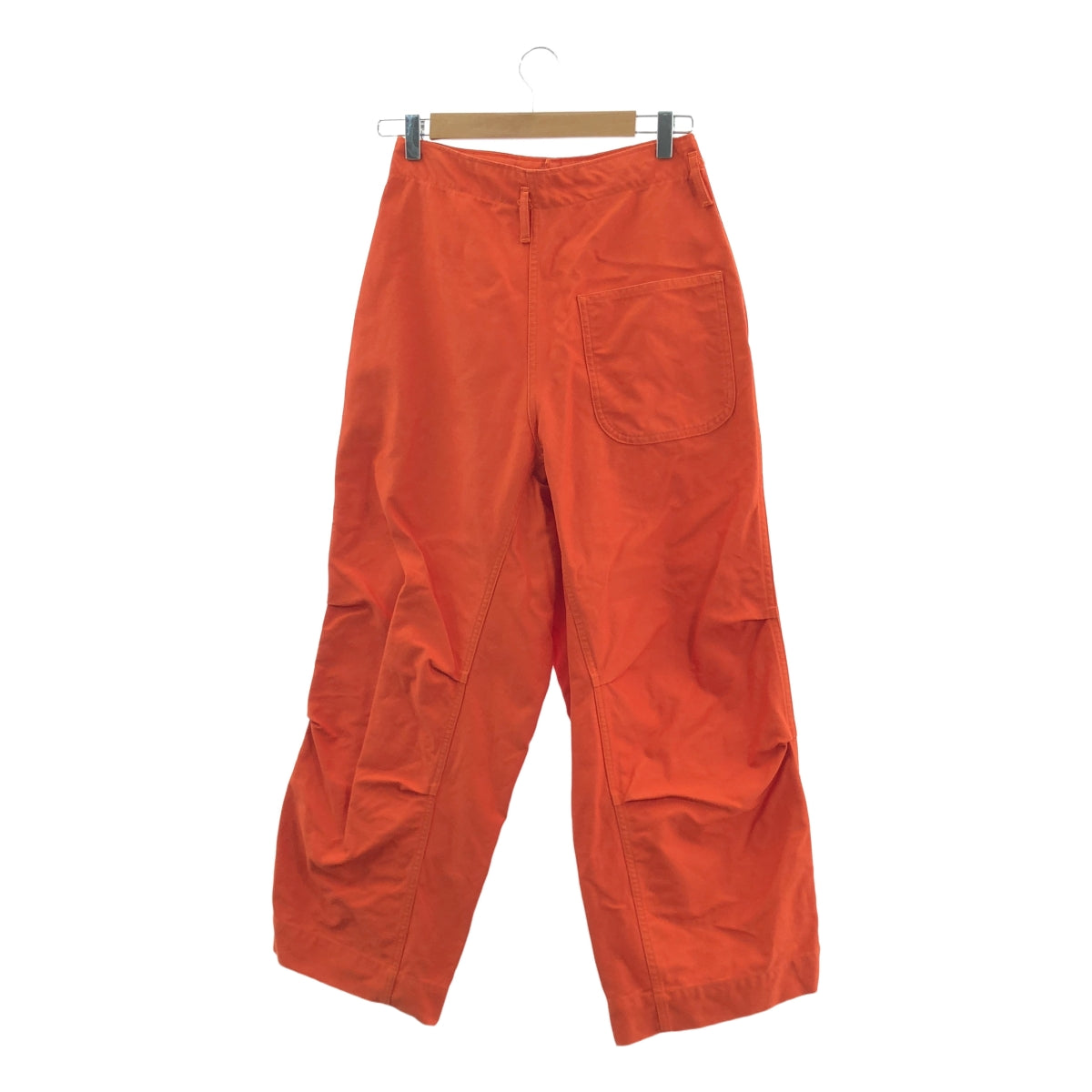 TUKI / 츠키 | MILITARY BAGGS (REVERSE) 밀리터리 버그스 백 새틴 코튼 팬츠 | 0 | 오렌지 | 남성