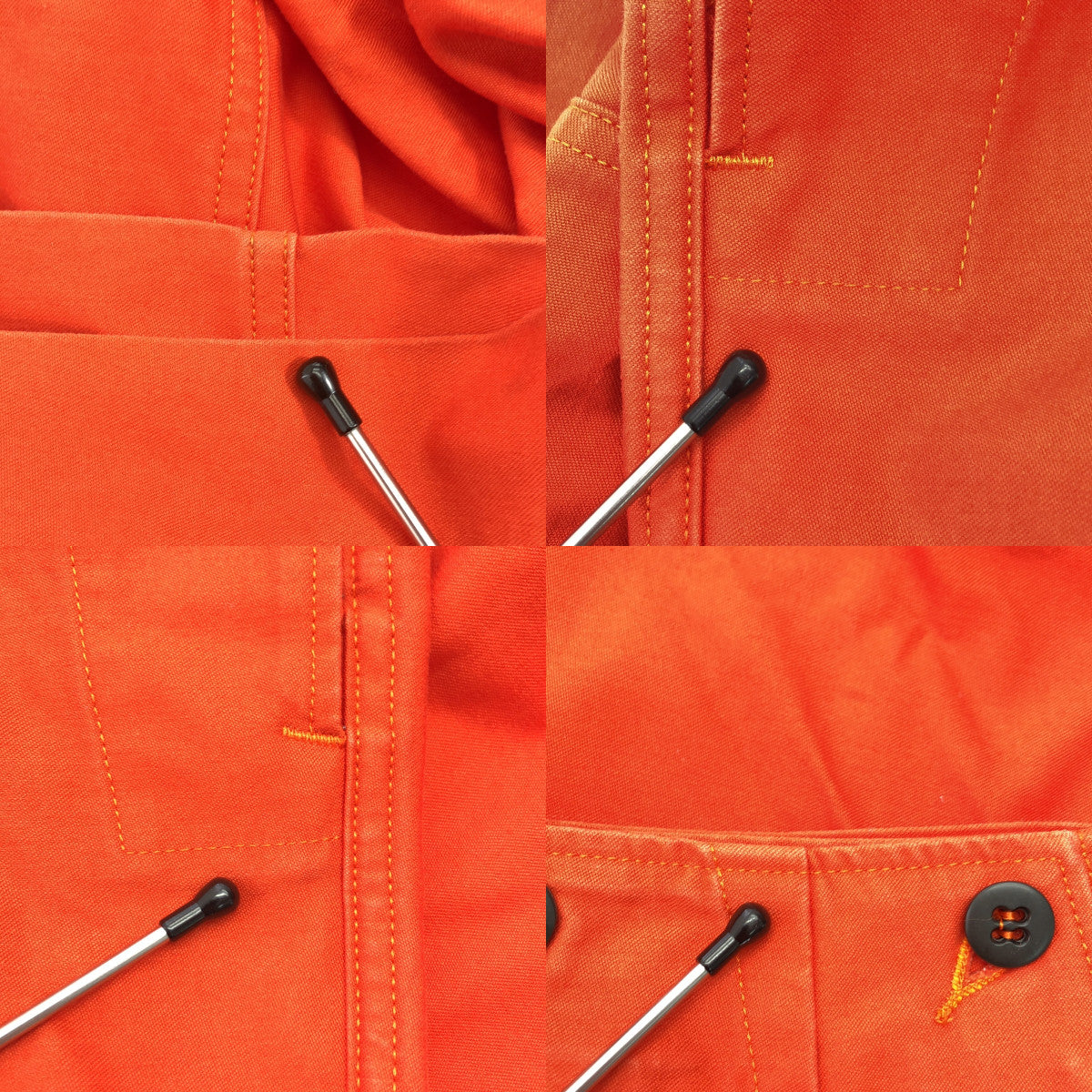 TUKI / ツキ | MILITARY BAGGS (REVERSE) ミリタリーバグス バックサテン コットン パンツ | 0 | オレンジ | メンズ