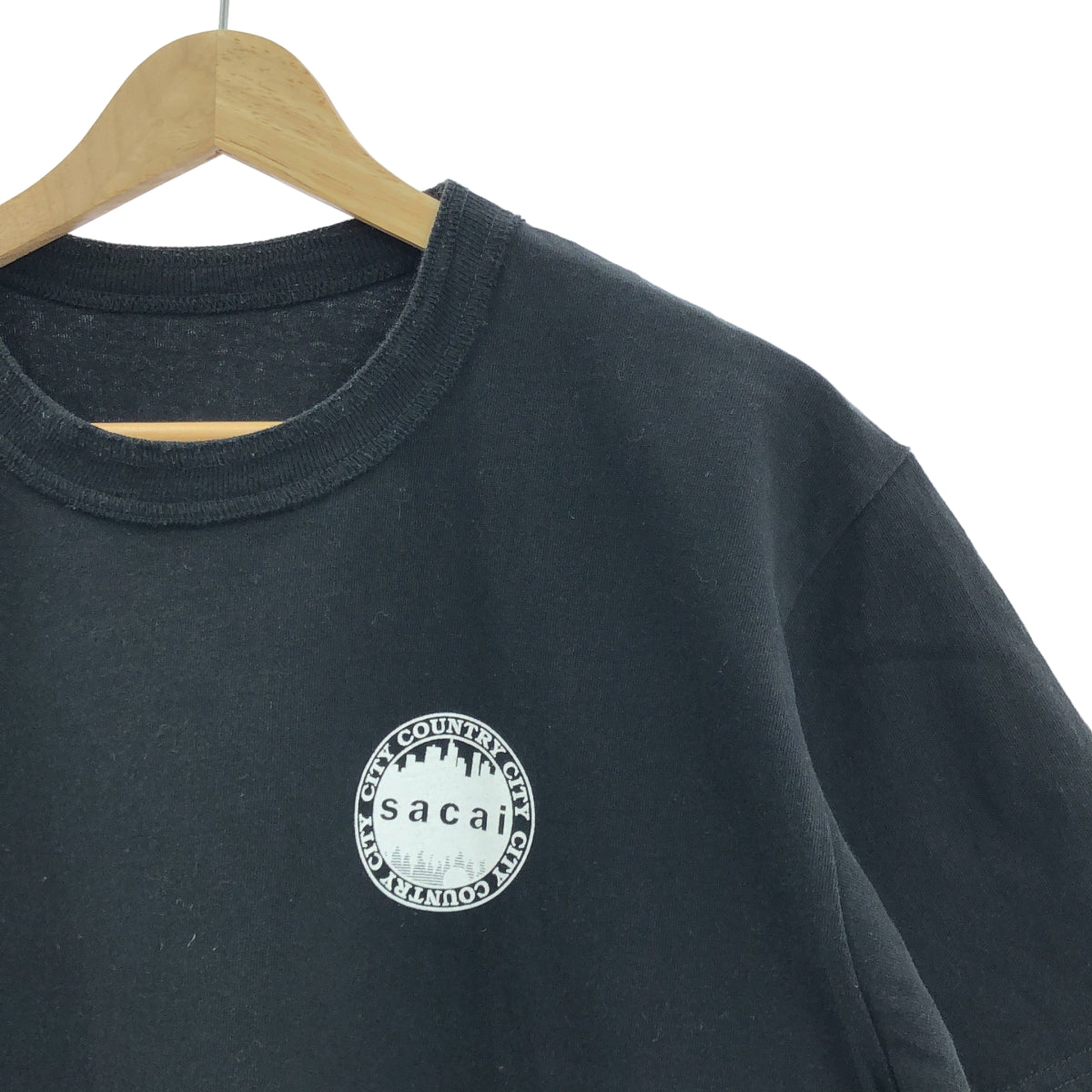sacai / サカイ | 2023SS | ×CITY COUNTRY CITY シティーカントリーシティー / プリント Tシャツ | 3 | ブラック | メンズ