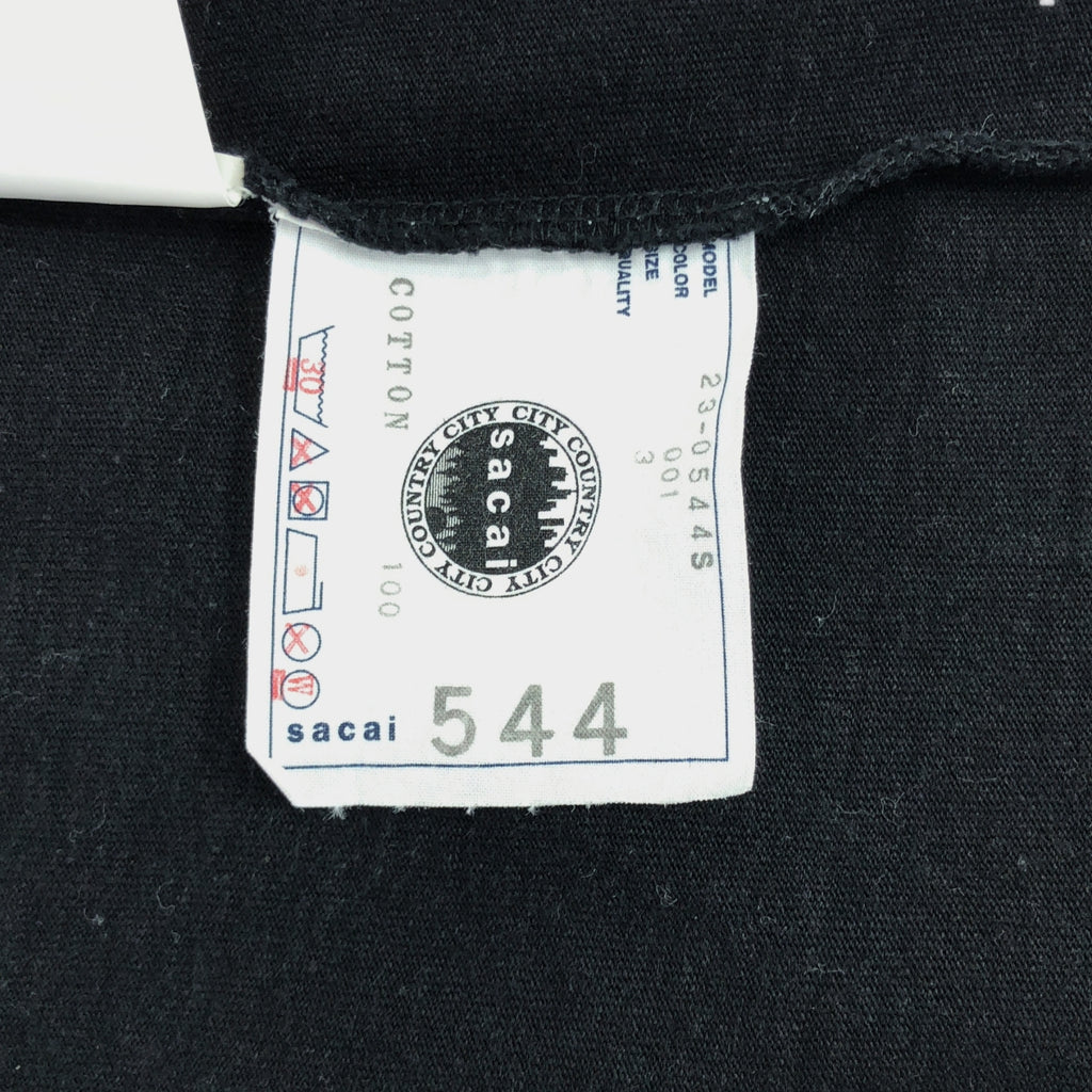 sacai / サカイ | 2023SS | ×CITY COUNTRY CITY シティーカントリーシティー / プリント Tシャツ | 3 | ブラック | メンズ