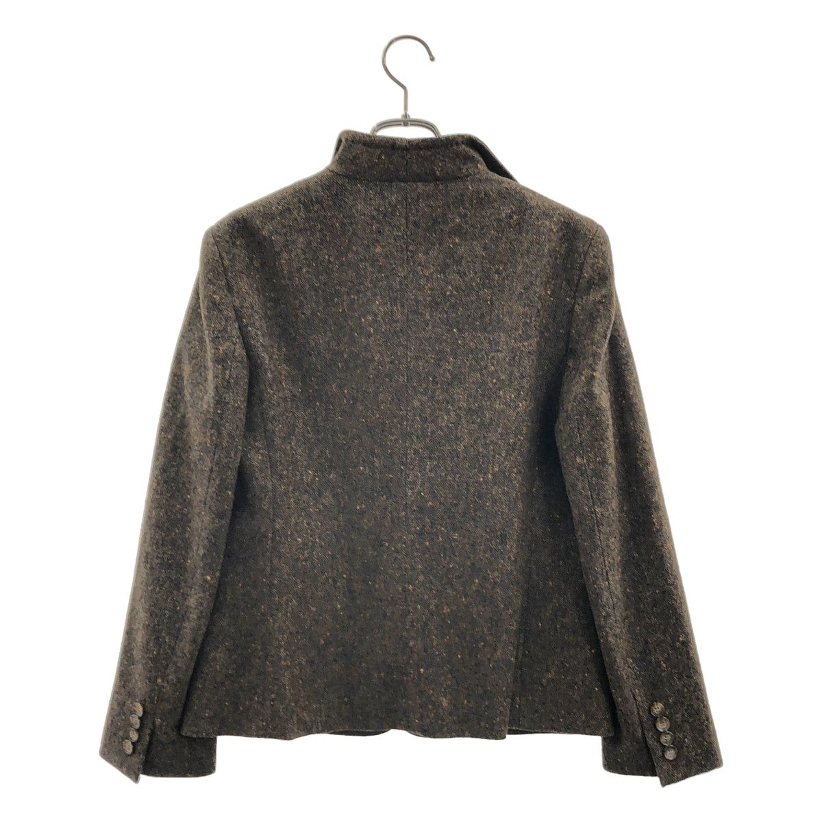 Max Mara / マックスマーラ | セットアップ / ウール シルク ツイードジャケット / タック スカート | 42 | レディース