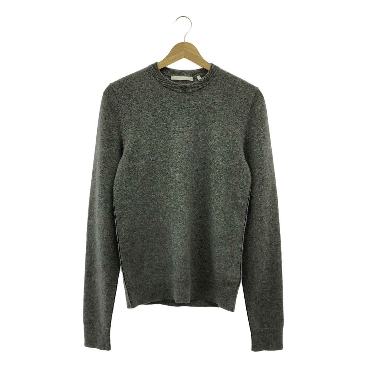 HELMUT LANG / ヘルムートラング | cashmere 100％ / カシミヤ インサイドアウト ニット プルオーバー | XS | グレー | レディース