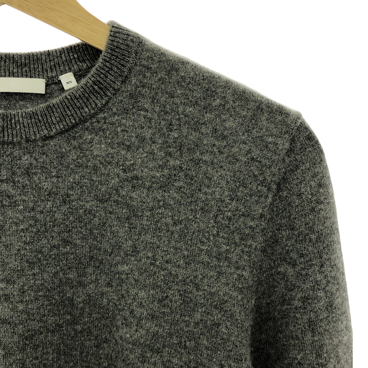 HELMUT LANG / ヘルムートラング | cashmere 100％ / カシミヤ インサイドアウト ニット プルオーバー | XS | グレー | レディース