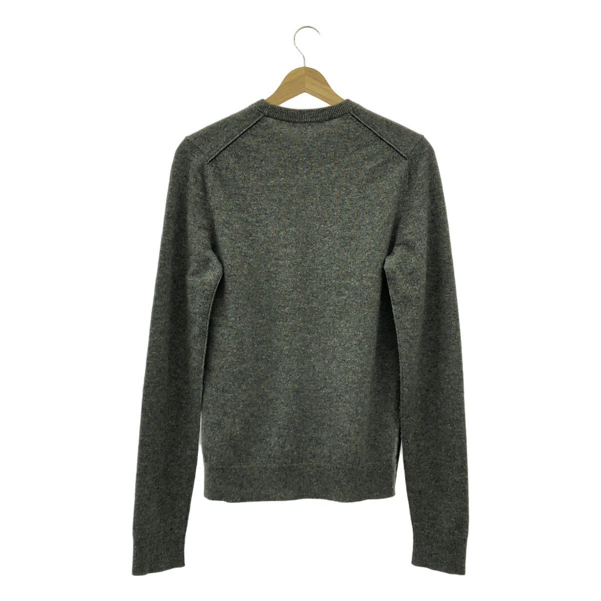 HELMUT LANG / ヘルムートラング | cashmere 100％ / カシミヤ インサイドアウト ニット プルオーバー | XS | グレー | レディース