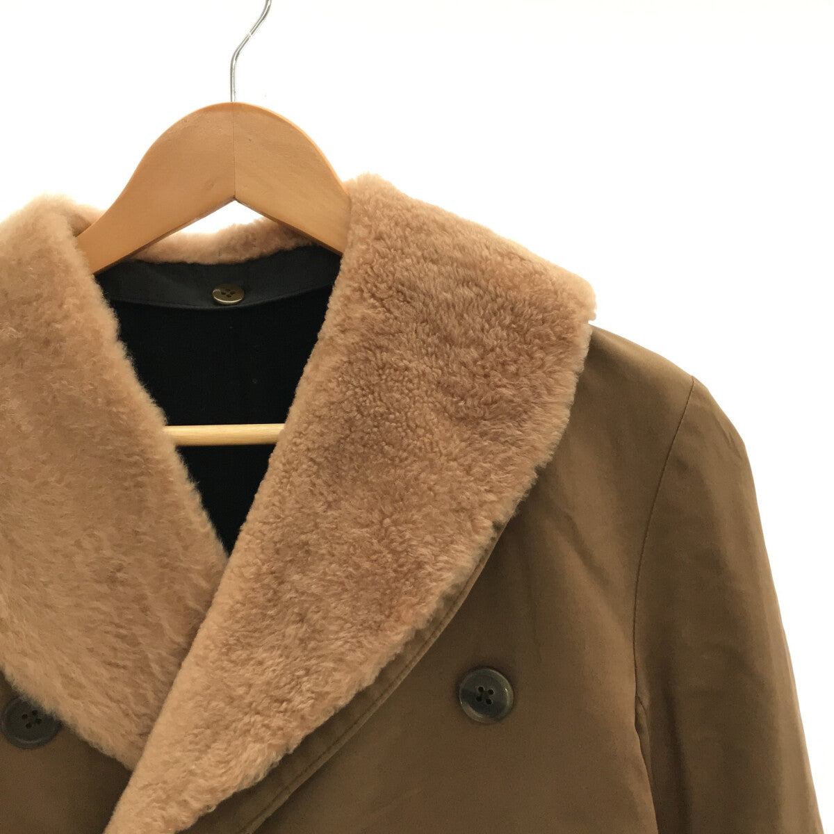 SCYE | Long coat with removable fleece | Size 36 | Brown | Women's