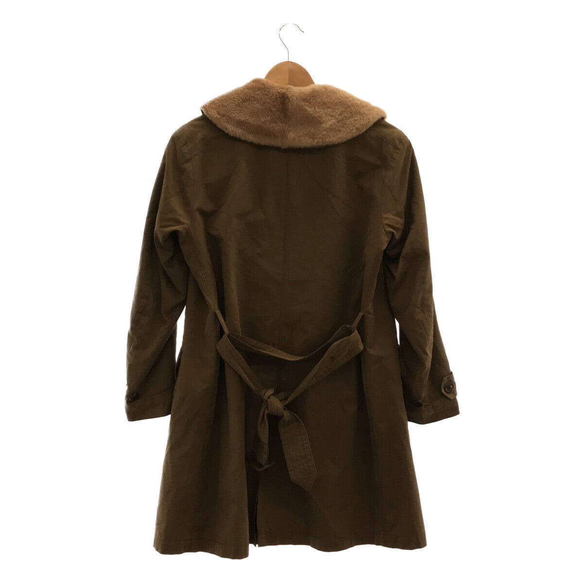 SCYE | Long coat with removable fleece | Size 36 | Brown | Women's