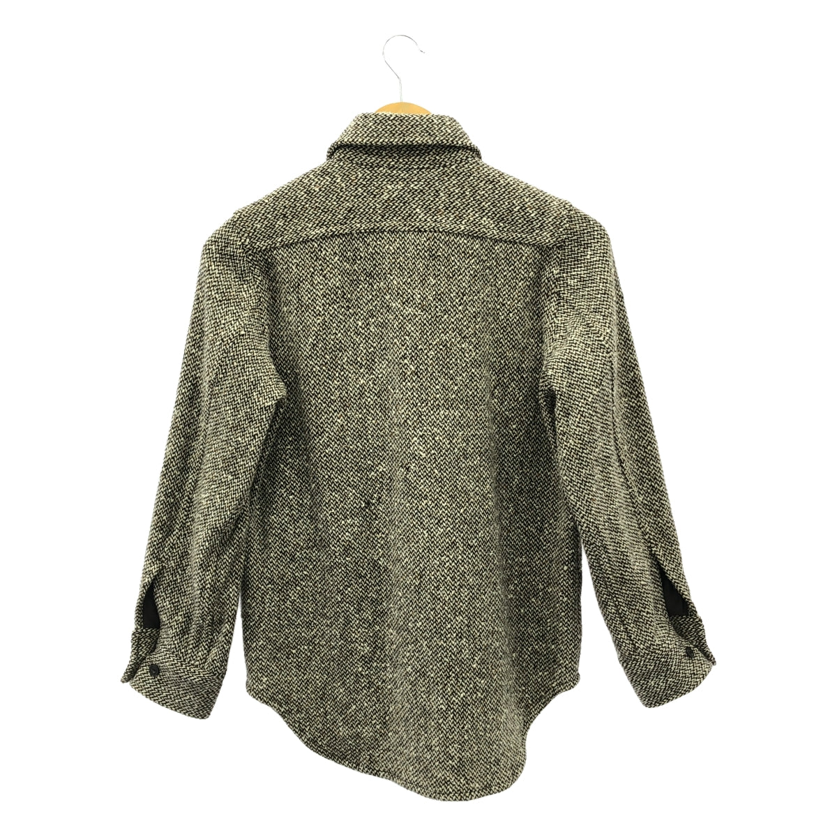 [Good Condition] MADISON BLUE | Melange Tweed Cut and Sew Pullover | 01 | Brown | Women's