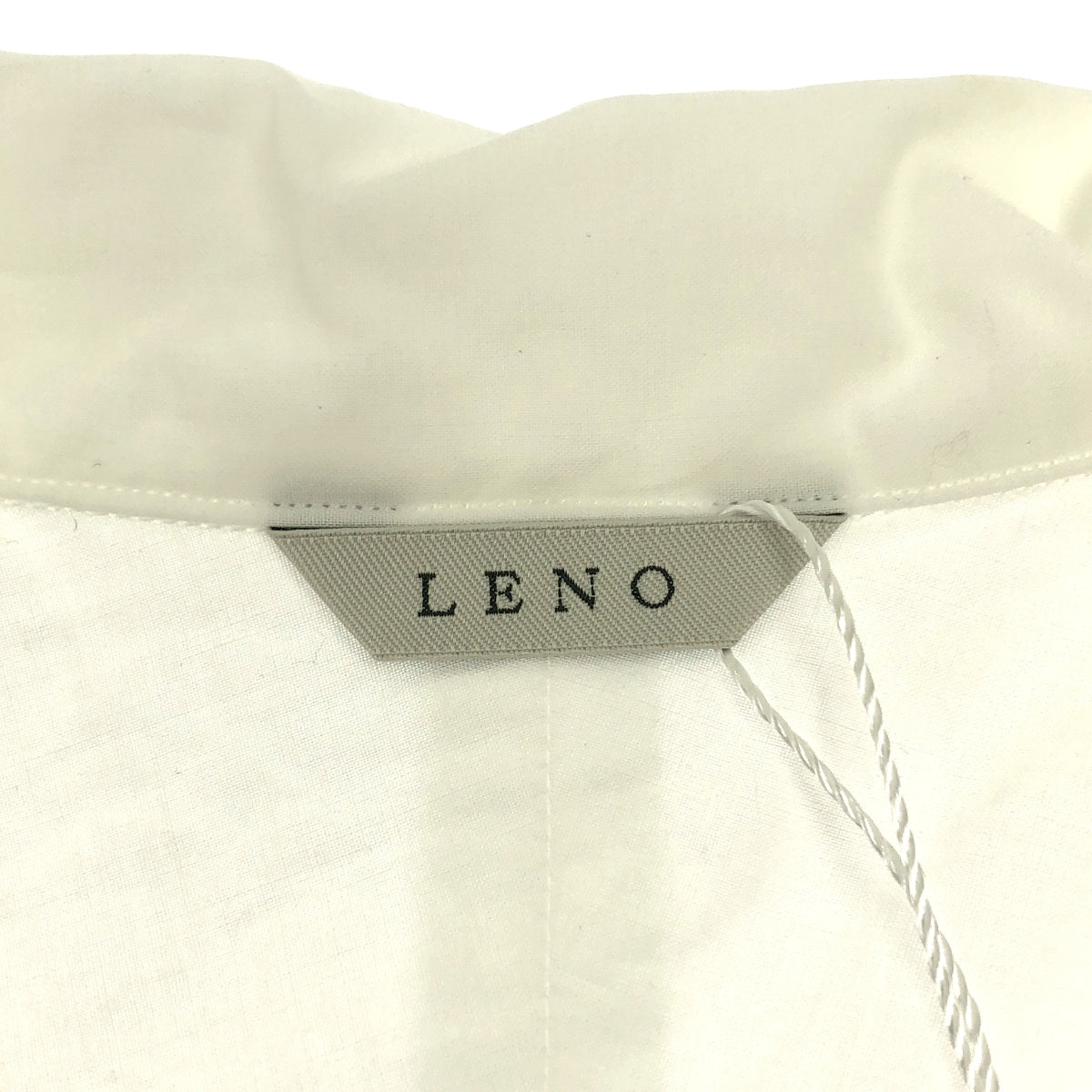 LENO / リノ | コットン ボタンダウン 半袖 シャツ | 01 | ホワイト | レディース