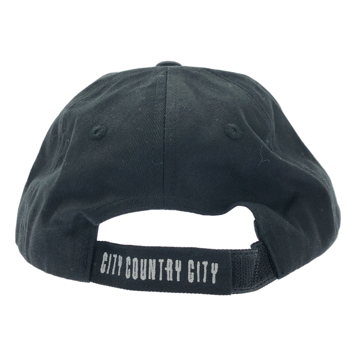 【新品】  CITY COUNTRY CITY / シティーカントリーシティー | 2024AW | EMBROIDERED LOGO COTTON TWILL CAP 刺しゅうロゴ コットンツイル キャップ | F | ブラック | メンズ