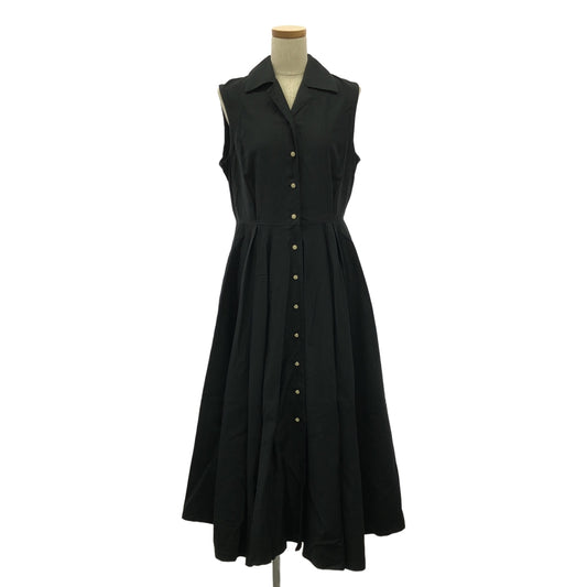 foufou / 푸후 | THE DRESS no-sleeve open collar dress 민소매 오픈 컬러 드레스 | 1 | 여성