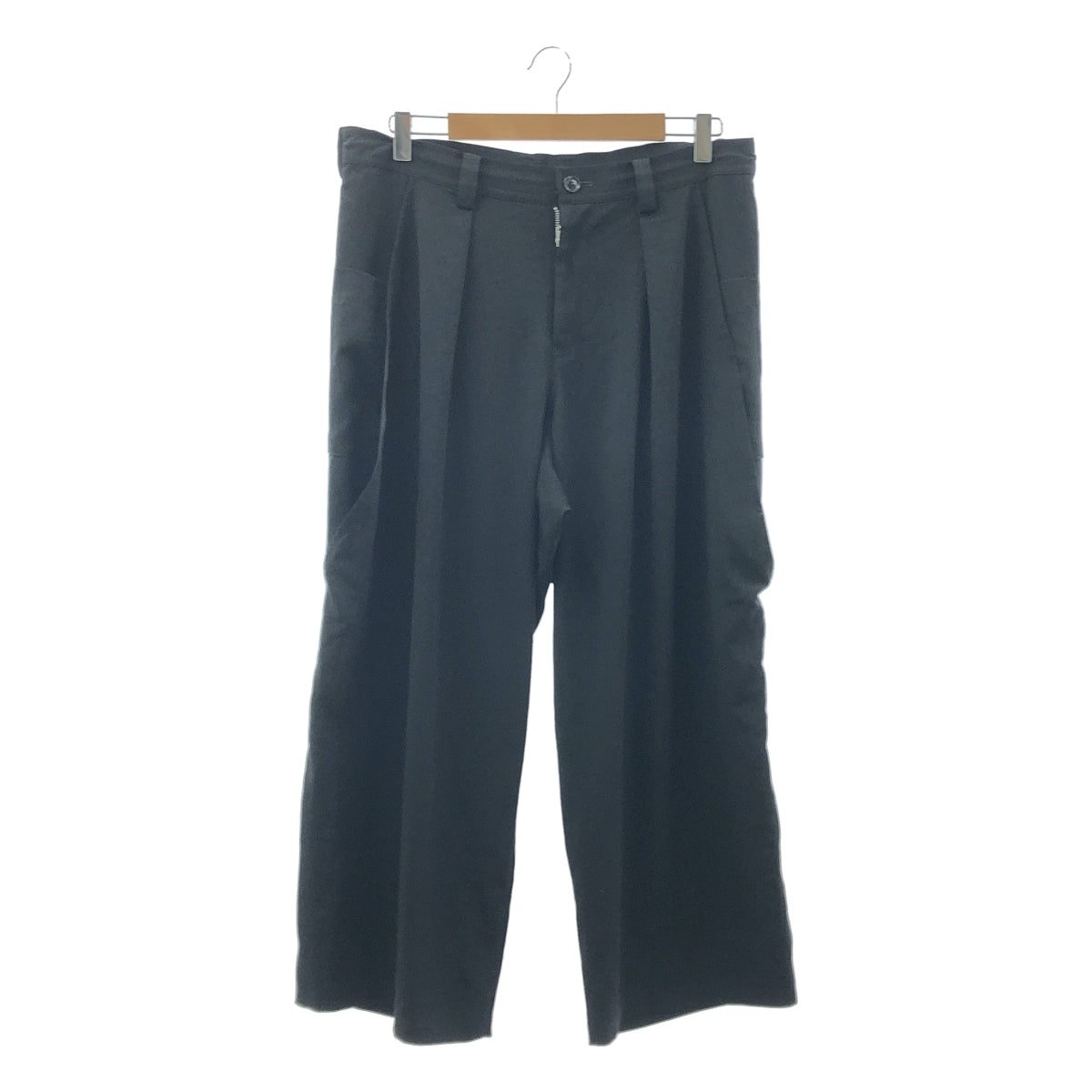 [狀況極佳] Y's / Y's Yohji Yamamoto | 褶皺寬褲 | 尺寸 2 | 黑色 | 女款