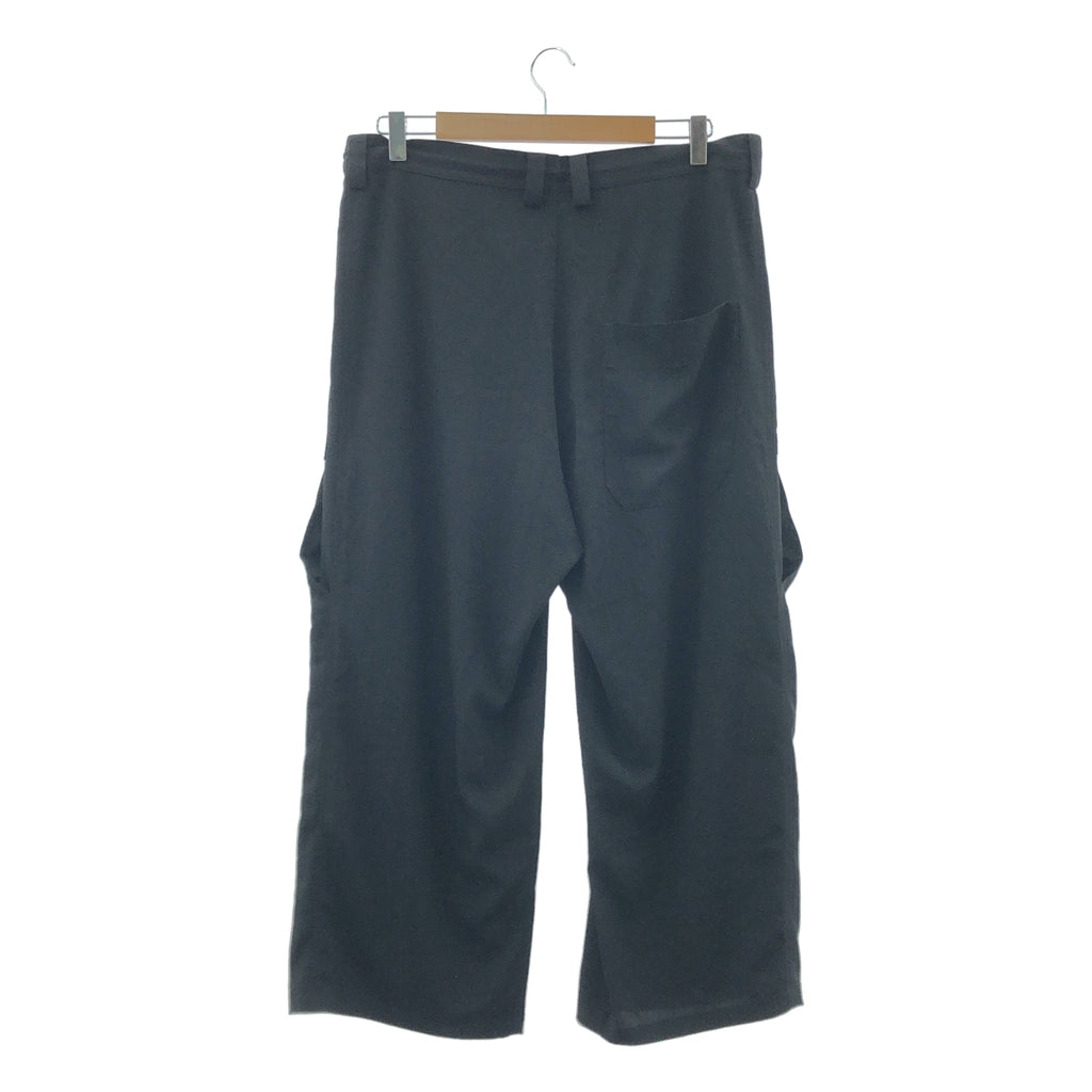 [狀況極佳] Y's / Y's Yohji Yamamoto | 褶皺寬褲 | 尺寸 2 | 黑色 | 女款