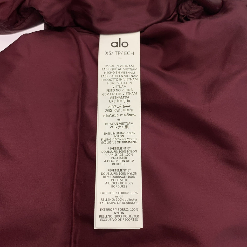 alo / アロー | Cropped Gold Rush Puffer Vest クロップド パファーベスト | XS | レディース