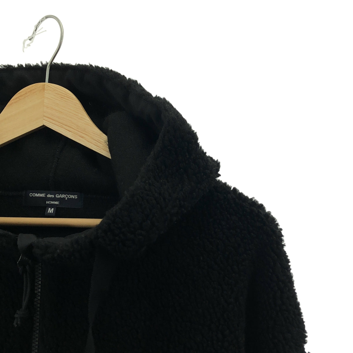 COMME des GARÇONS HOMME | 2022 秋冬 | Boa 抓絨標誌外套派克大衣 | SHOPBOP尺寸 M |男士