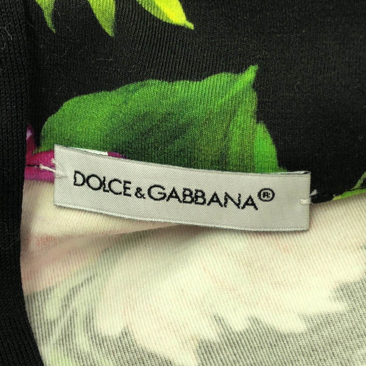 DOLCE＆GABBANA / ドルチェ＆ガッバーナドルガバ | ハイネック フラワープリント ワンピース | 11/12 | マルチカラー | レディース
