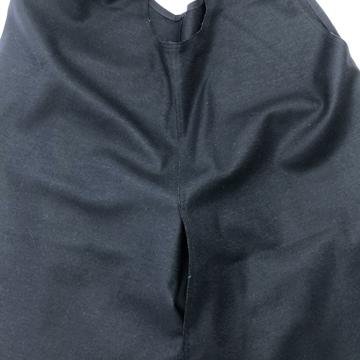 UNITED ARROWS / ユナイテッドアローズ | ウール ポケット付き オーバー ドレス ワンピース | 38 | ブラック | レディース