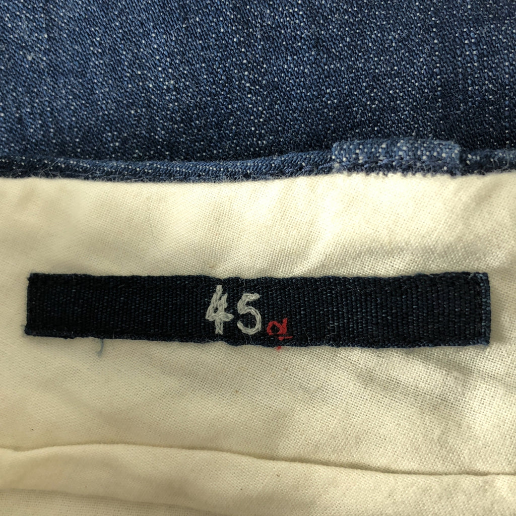 45r / フォーティファイブアール | 麦比古ストレッチ馬比女 / 裾ボタン デニム パンツ | 3 | レディース