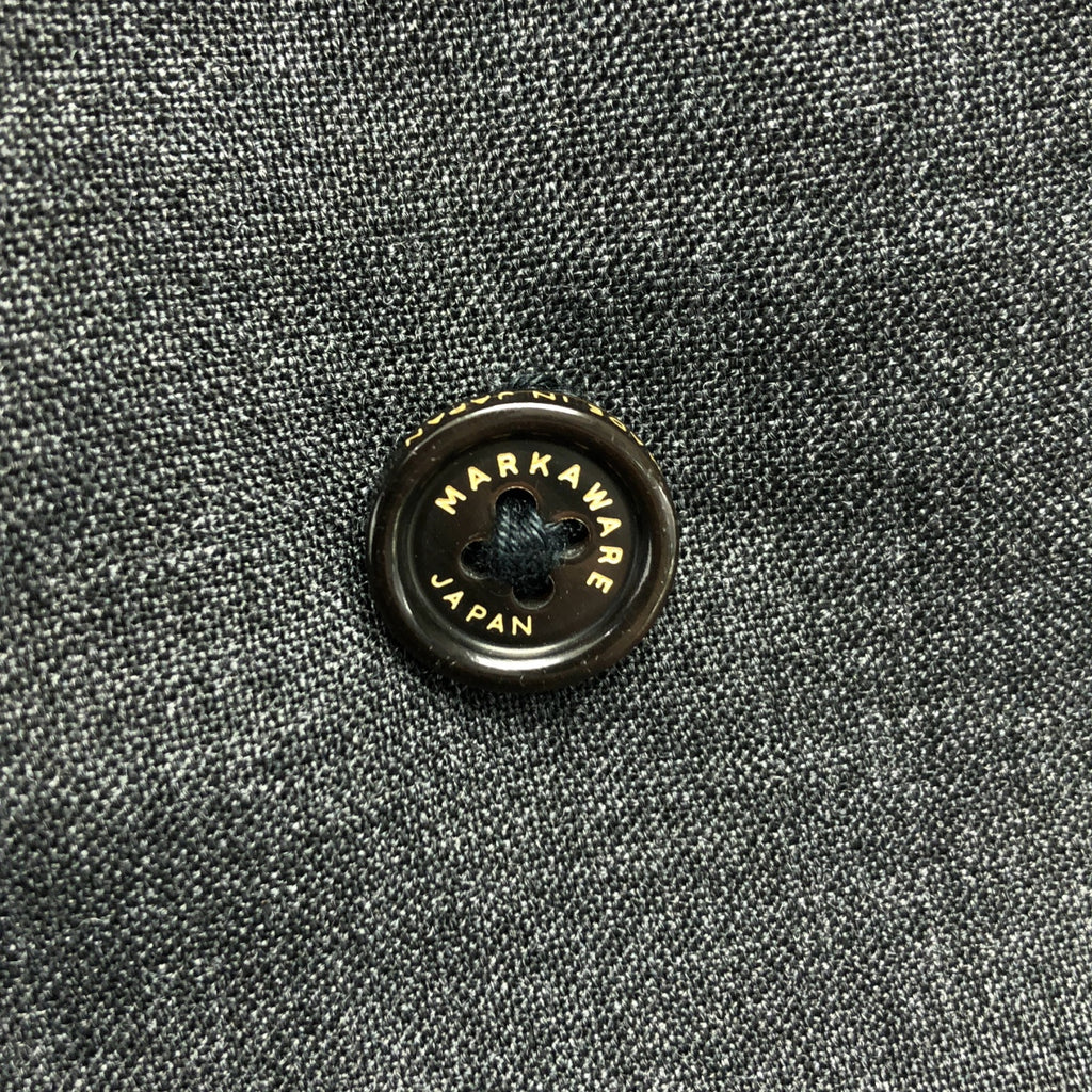 MARKAWARE / 마카웨어 | FLAT FRONT TROUSERS ORGANIC WOOL TROPICAL / 테이퍼드 슬랙스 팬츠 | 1 | 맨즈