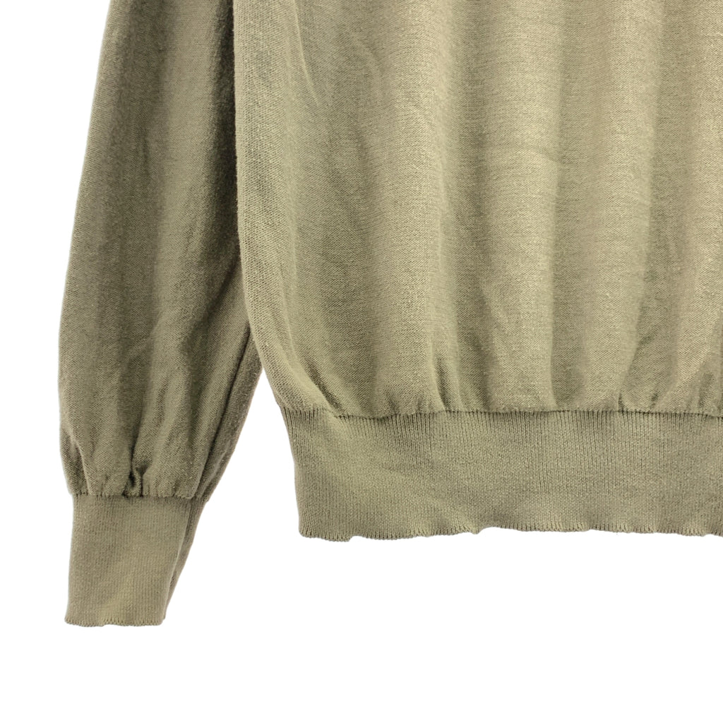 Maison Martin Margiela / メゾンマルタンマルジェラ | 2013SS | コットン エルボーパッチ クルーネックニット | S | レディース