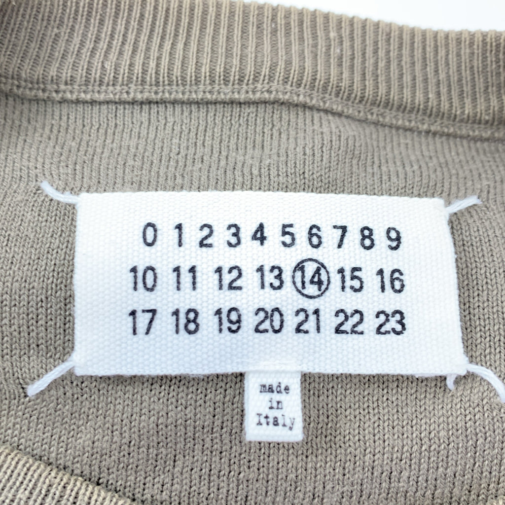 Maison Martin Margiela / メゾンマルタンマルジェラ | 2013SS | コットン エルボーパッチ クルーネックニット | S | レディース