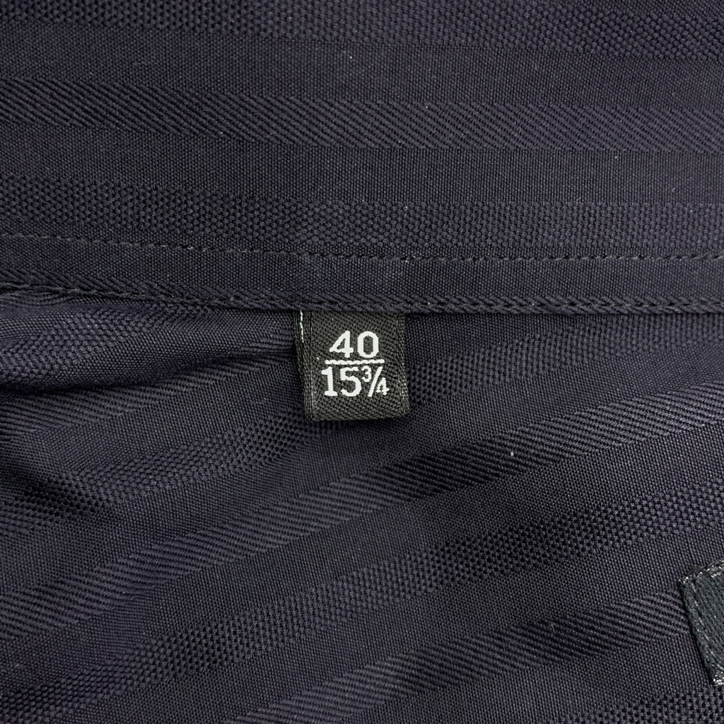 GUCCI | 條紋標誌連結大領正裝襯衫 | 尺寸 40 | 男款