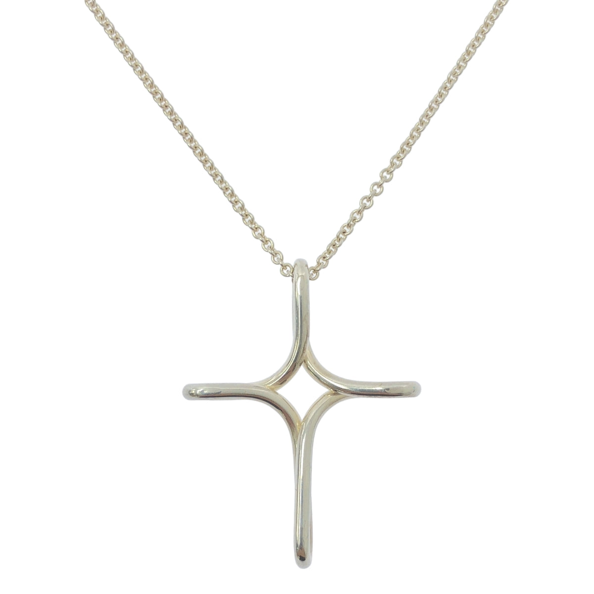 蒂芬妮公司 / 蒂芙尼公司 | Elsa Peretti / 925 純銀無限開口十字架項鍊 |