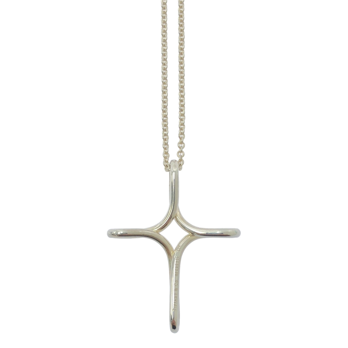 蒂芬妮公司 / 蒂芙尼公司 | Elsa Peretti / 925 純銀無限開口十字架項鍊 |