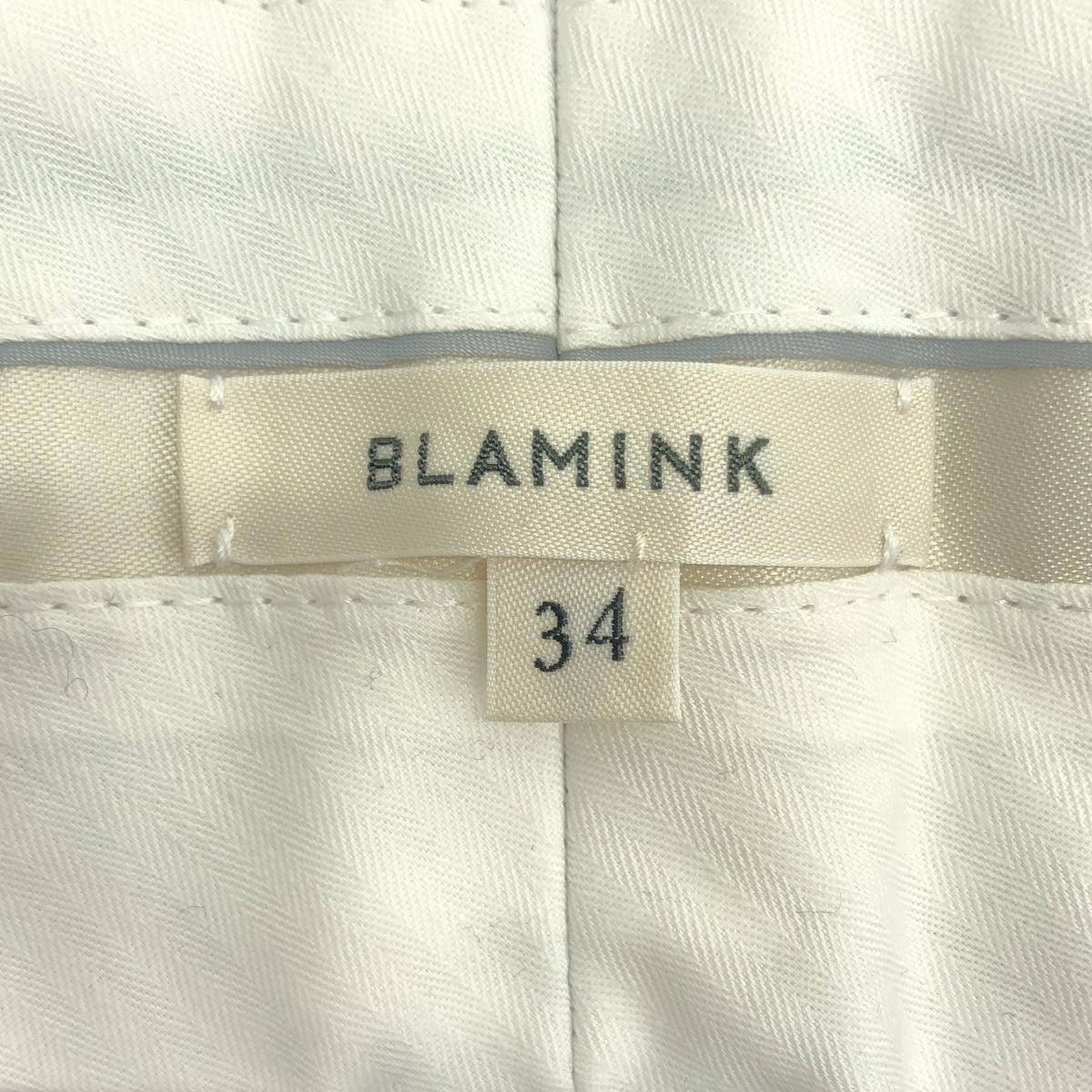 BLAMINK / ブラミンク | バックポケットストレートパンツ | 34 | ブラック | レディース