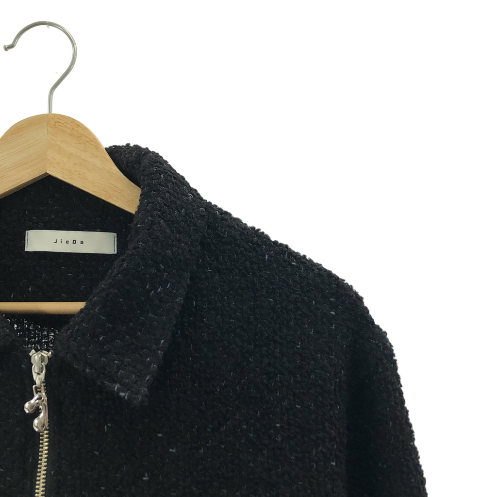 JieDa / 지에다 | 2024AW | TWEED ZIP SHIRT 트위드 지퍼 셔츠 재킷 | 1 |