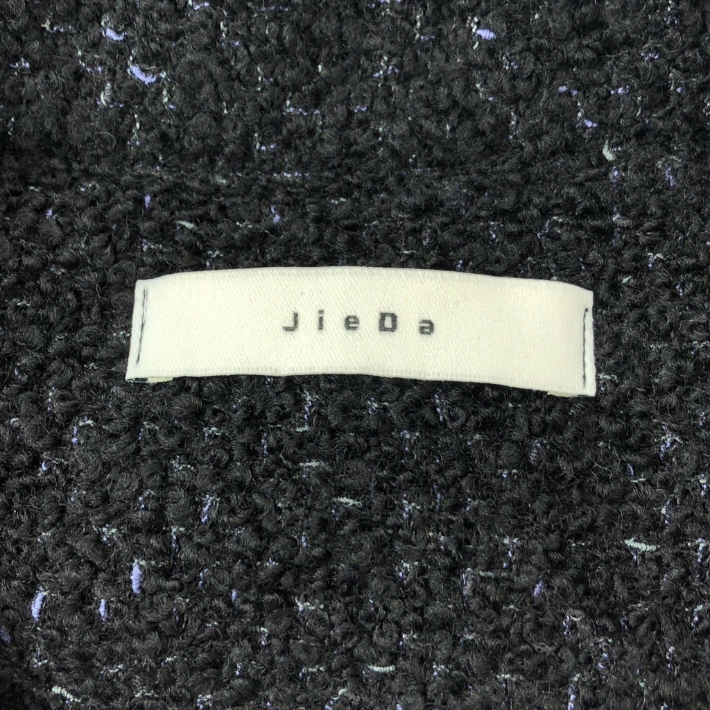 JieDa / 지에다 | 2024AW | TWEED ZIP SHIRT 트위드 지퍼 셔츠 재킷 | 1 |